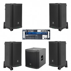 Акустична система 4 колонки JBL PRX912 із сабвуфером + мікшер